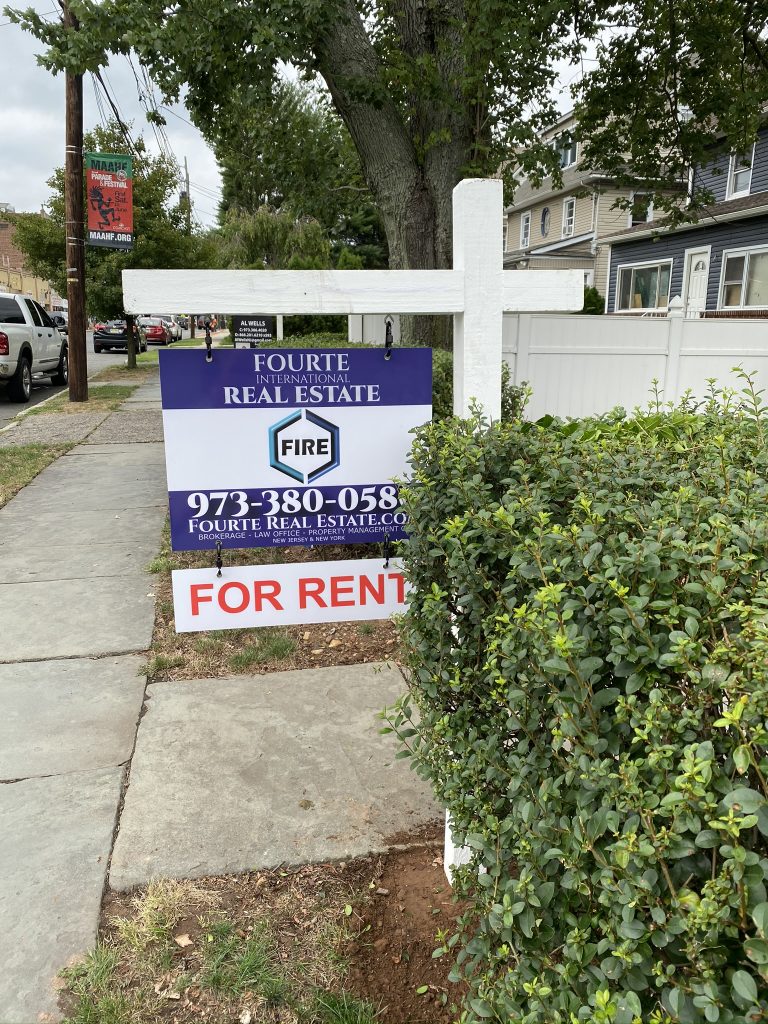 Fourte International Real Estate For Rent sign on a property managed by Fourte International Real Estate